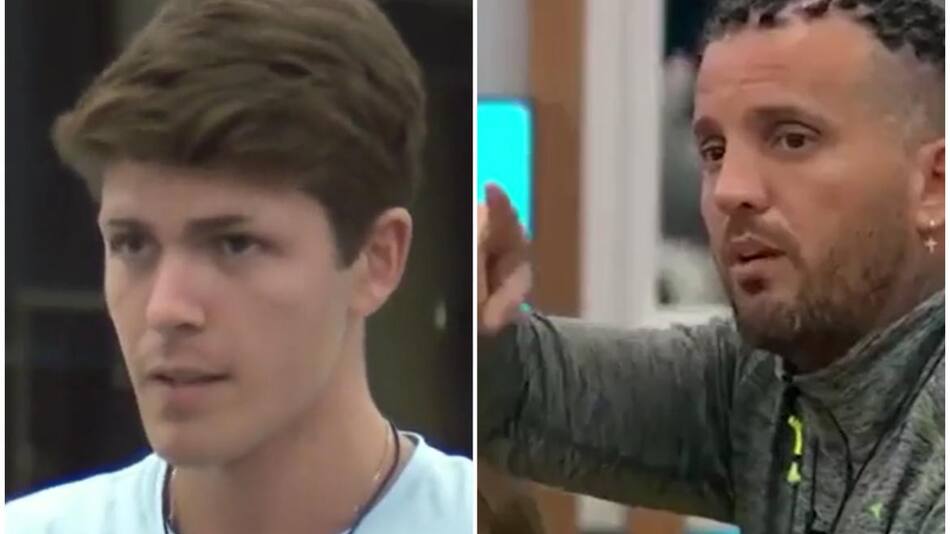 Marcos y Juan, "Gran Hermano". Fotos: captura de video.