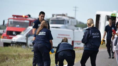 Pericias en la ruta 2 por la tragedia en la que murieron dos nenas