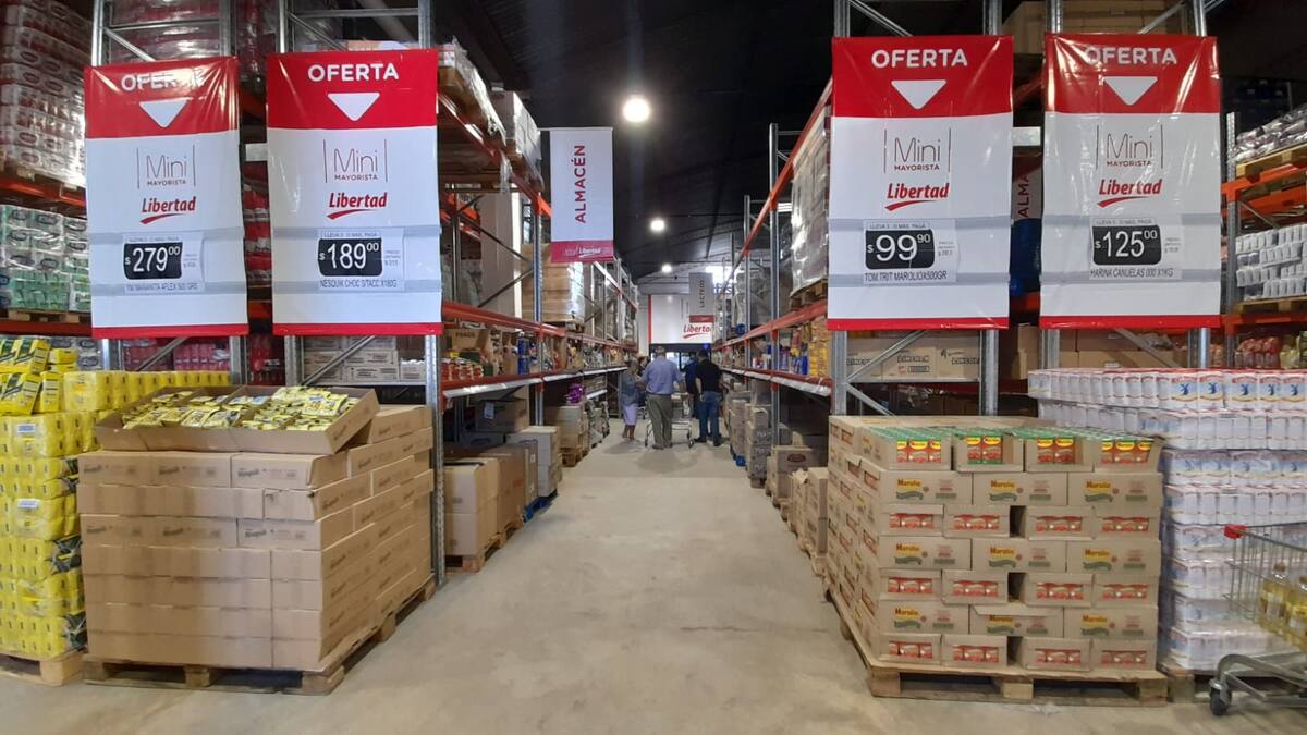 Cadena de supermercados Libertad.
