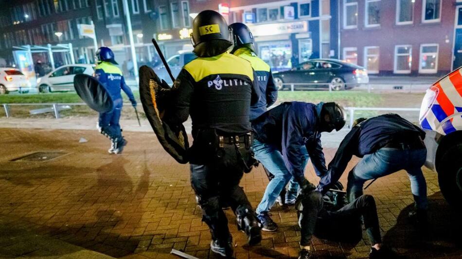 Disturbios en Países Bajos: agresividad al limite