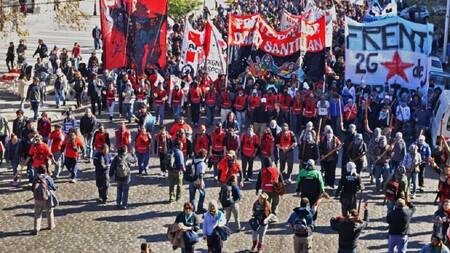 Marcha Federal de organizaciones sociales, Foto NA