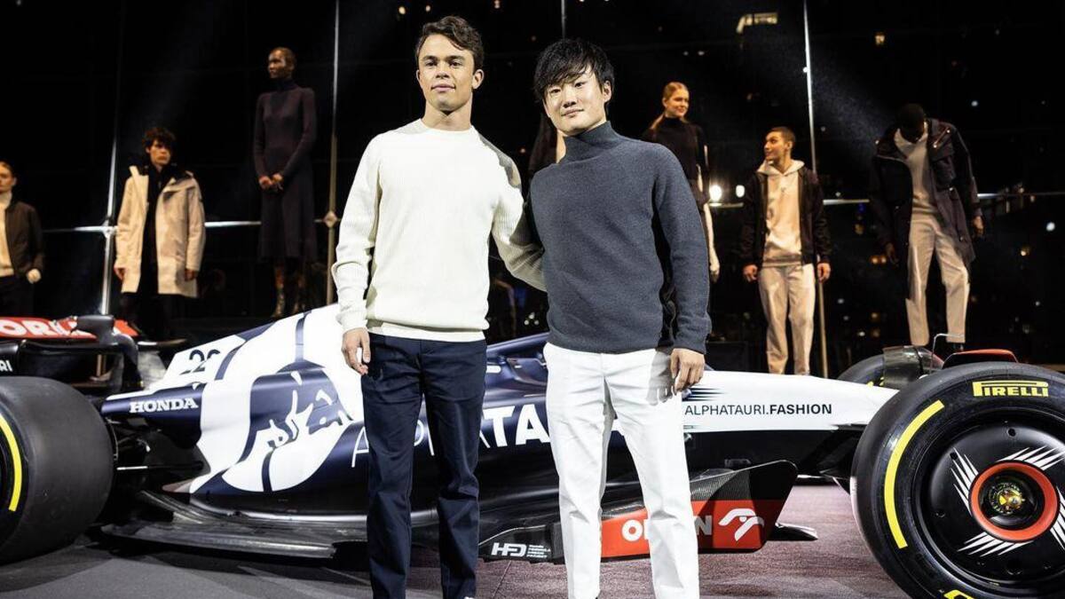 Nyck de Vries y Yuki Tsunoda. Foto: Instagram @nyckdevries.