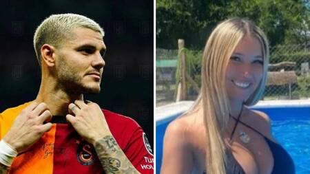 Mauro Icardi y Rocío Galera. Foto: Instagram @mauroicardi - @rooggaleraa.