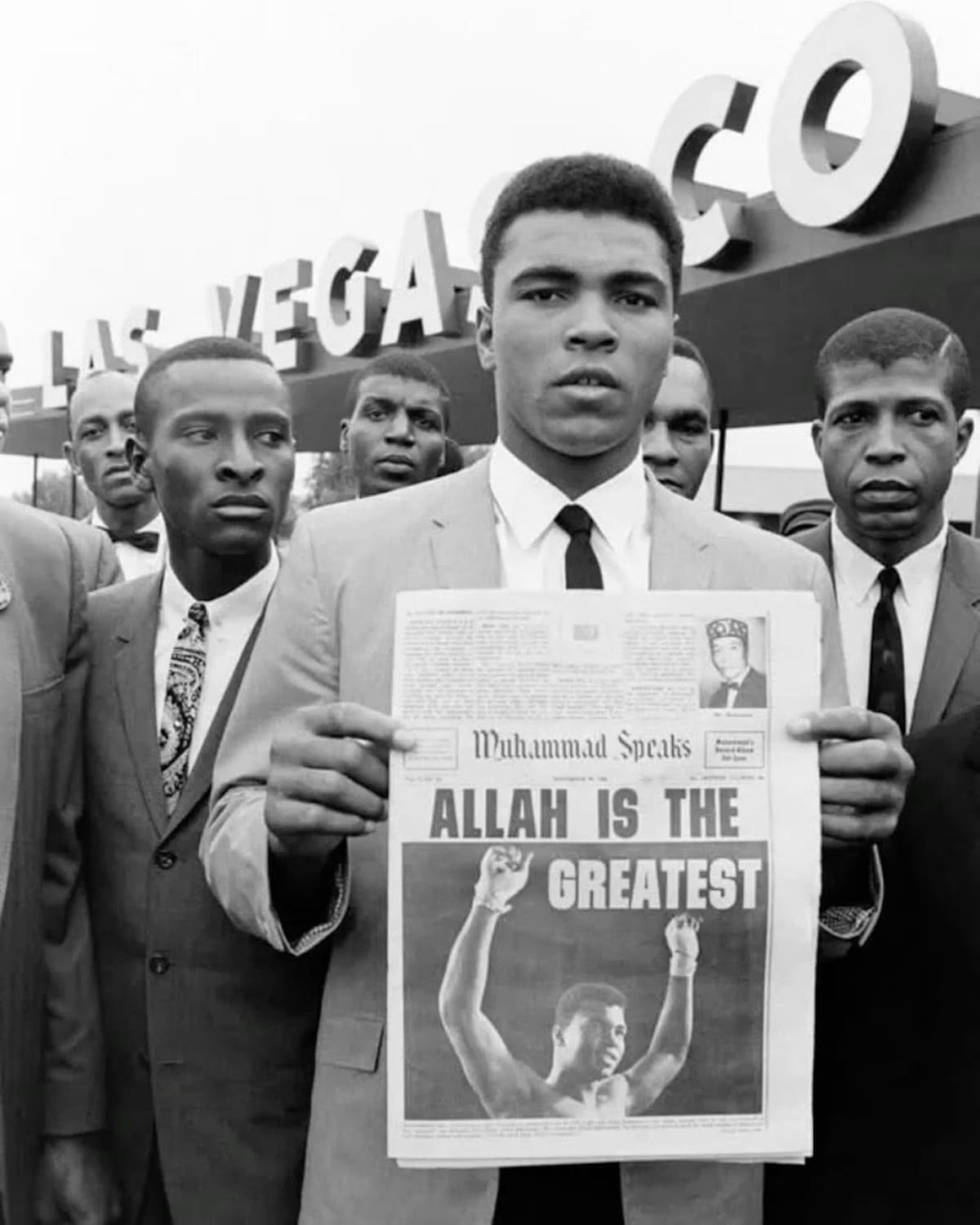 Muhammad Ali, el 22 de noviembre de 1965, antes de su pelea contra Floyd Patterson.