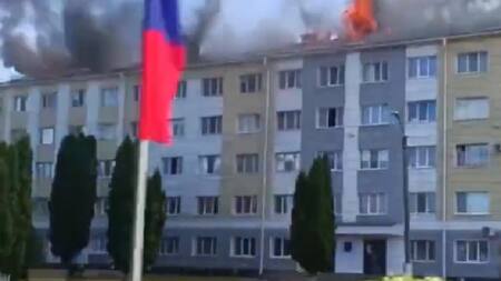 Ataque a Belgorod. Foto: Captura.