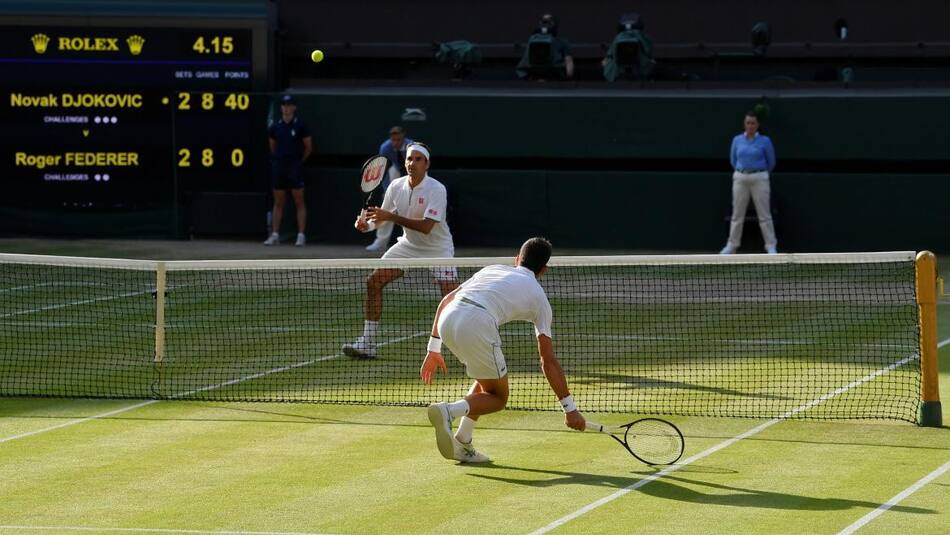 Djokovic vs. Federer, tenis, Wimbledon, Reuters