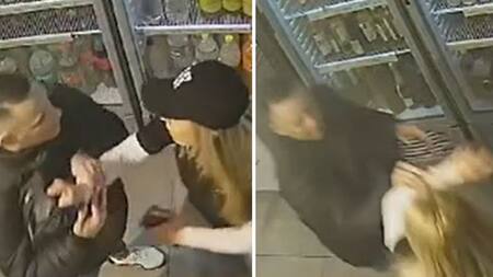 El intento de abuso a una empleada de una vinoteca en Núñez. Foto: captura de pantalla.