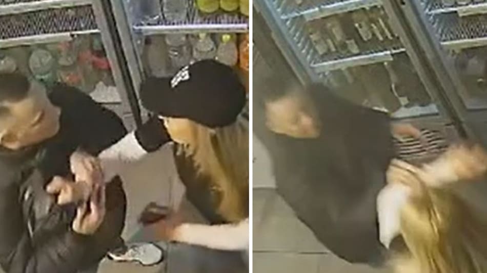 El intento de abuso a una empleada de una vinoteca en Núñez. Foto: captura de pantalla.