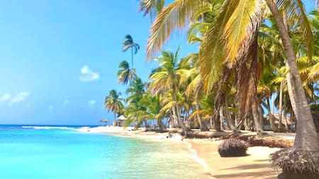 Playa de Isla Colón, en Bocas del Toro, Panamá.