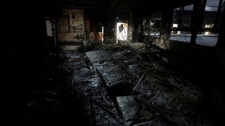 Destrucción del hospital Al Shifa, Franja de Gaza. Foto: Reuters.