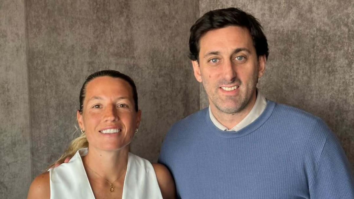 Diego Milito y Delfina Merino. Foto: Instagram DiegoMilito.