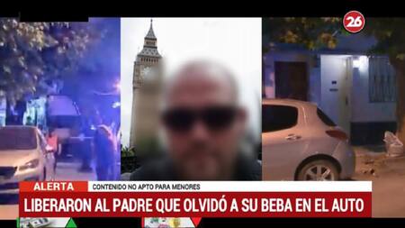Liberaron al padre que olvidó a su beba en el auto y murió en Santos Lugares