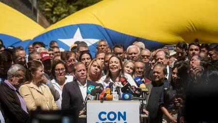 Corina Machado, Venezuela. Foto: EFE