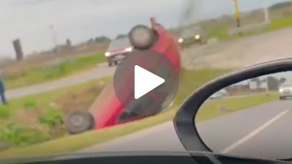 Fuerte accidente en la Ruta 58.