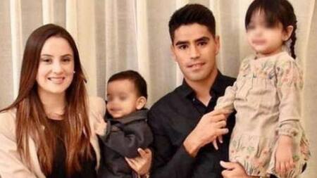 Gerónimo Poblete y su familia