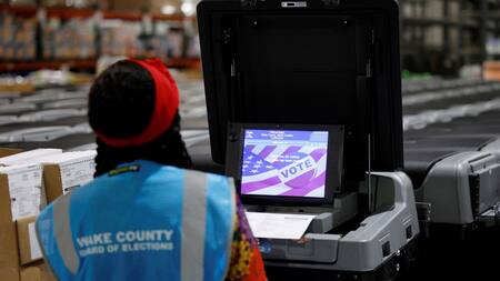 Preparativos para las elecciones en Estados Unidos. Foto: Reuters