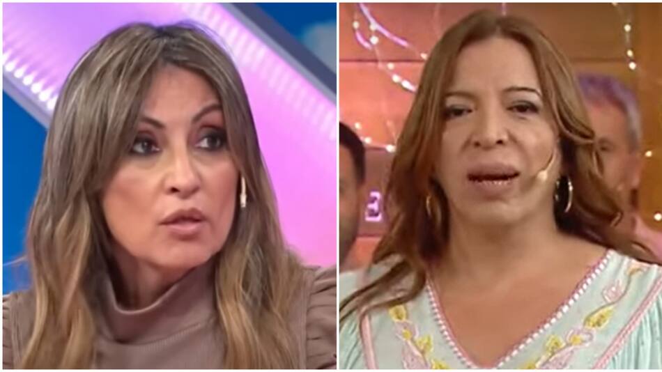 Marcela Tauro y Lizy Tagliani. Fotos: captura América TV - Telefe.