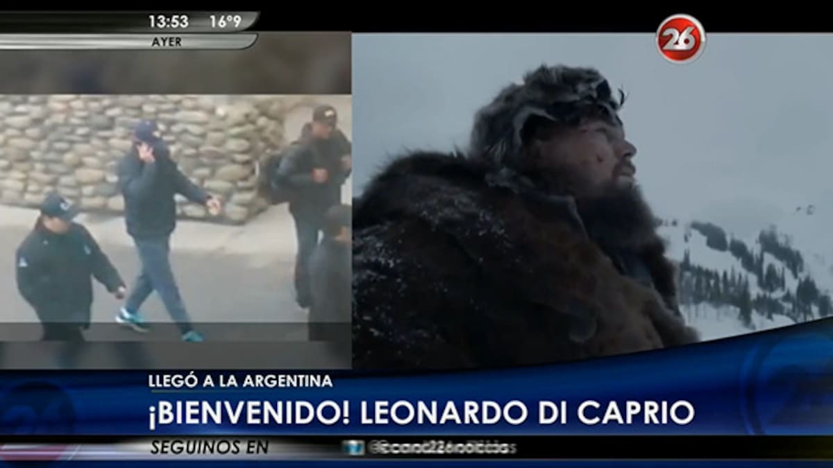 Leonardo DiCaprio llegó a Ushuaia para filmar una película
