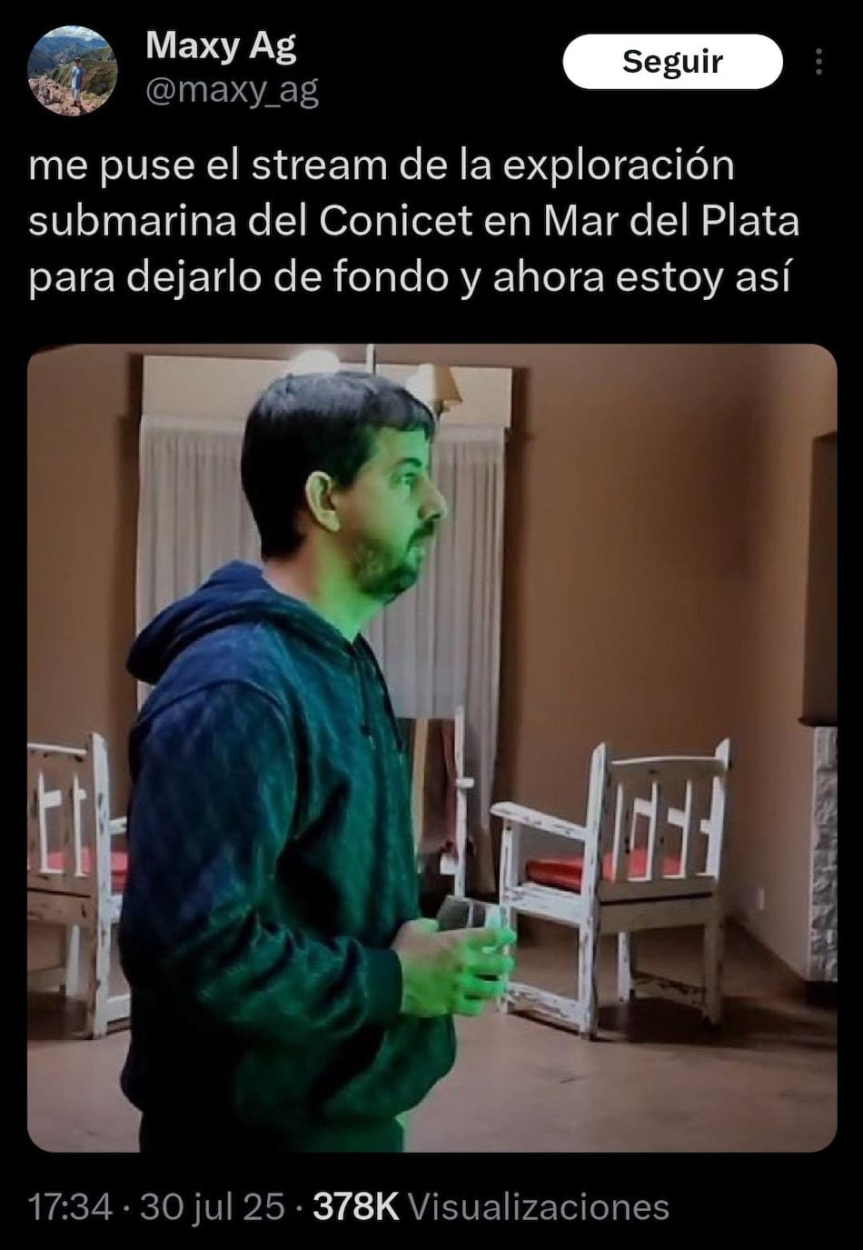 Memes del stream del CONICET que causa furor.