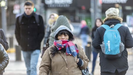 Ola de frío; ola polar. Foto: NA (Daniel Vides)