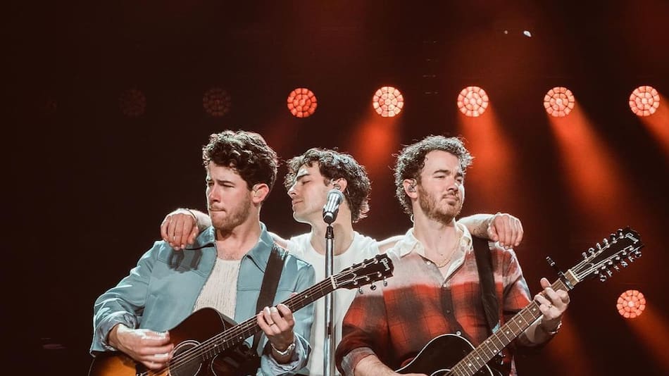 Jonas Brothers en su último recital en Colombia - instagram oficial: @jonasbrothers