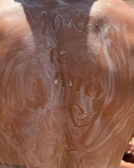 La foto que subió More Beltrán. Foto: Instagram @morenabeltran10.