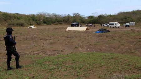 Fosas clandestinas en Veracruz, México