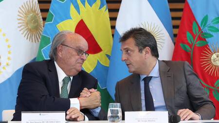 José Ignacio De Mendiguren y Sergio Massa. Foto: @dmvasco.