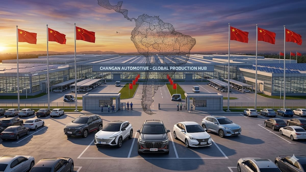 Sudamérica tiene una nueva planta automotriz de una empresa líder de China.