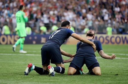 Festejos de Francia tras ganar el Mundial Rusia 2018 (Reuters)