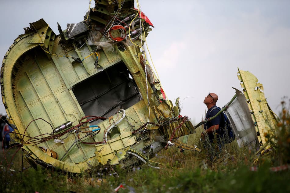 Accidente del vuelo MH17 de Malaysia Airlines. Foto: Reuters/Maxim Zmeyev