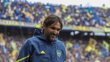Diego Martínez, entrenador de Boca. Foto: NA.