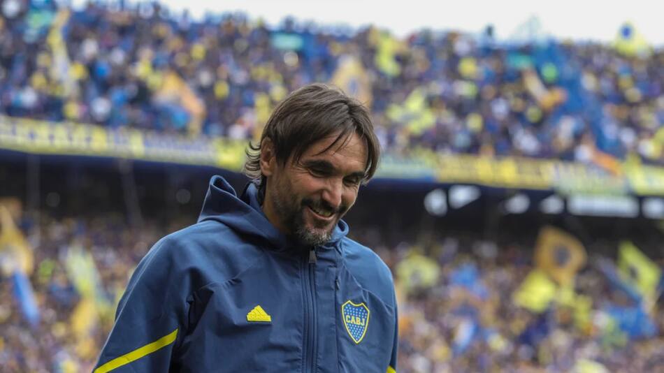 Diego Martínez, entrenador de Boca. Foto: NA.