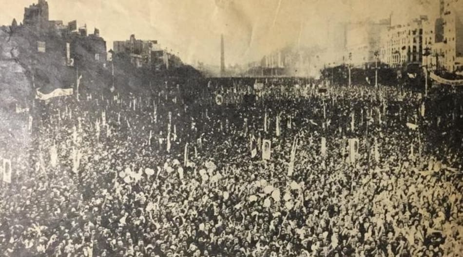 Acto del 22 de agosto de 1951, peronismo