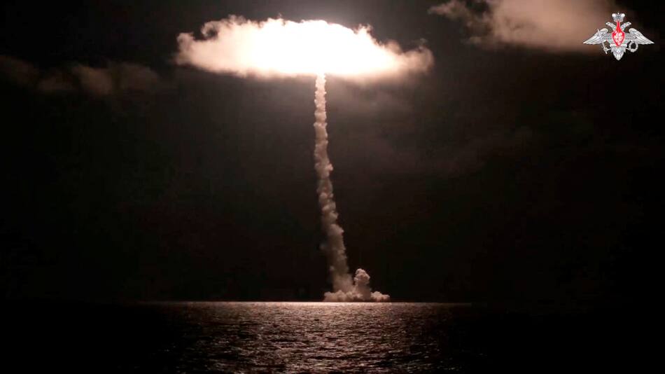 Misil Bulava, Rusia. Foto: Reuters.