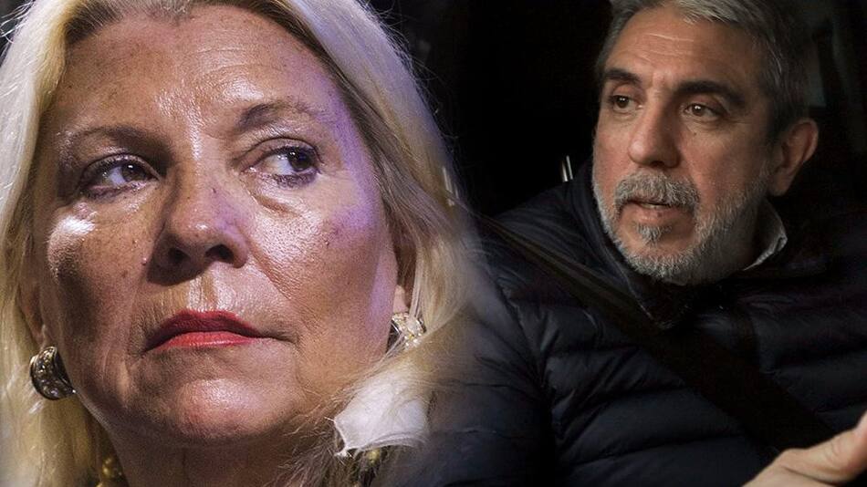 Elisa Carrió y Aníbal Fernández, NA