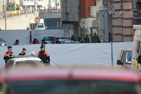 Explosión frente una sinagoga en Lieja, Bélgica.