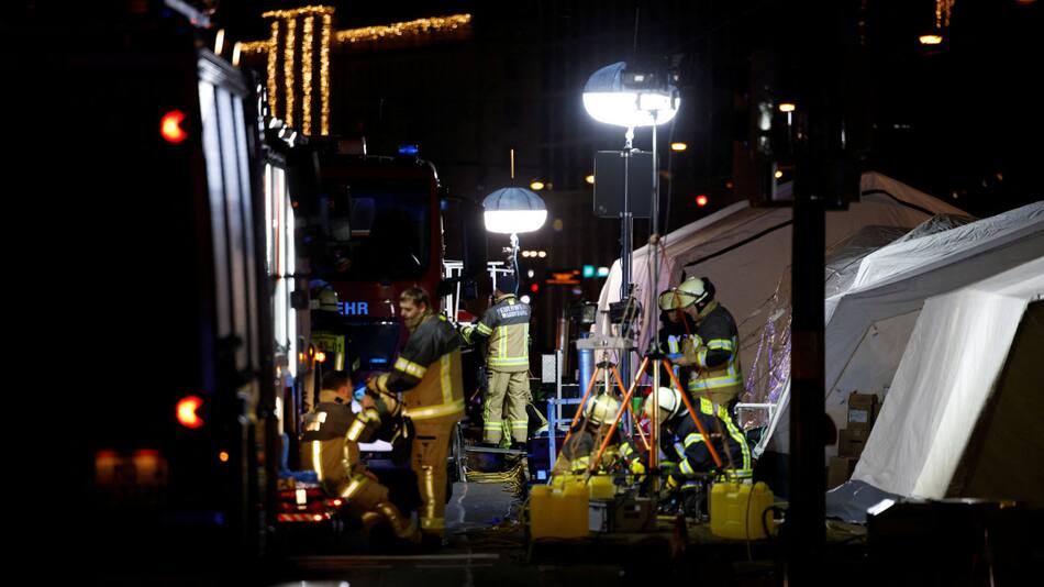 Un auto atropelló a varias personas en un mercado navideño de Alemania. Foto: Reuters