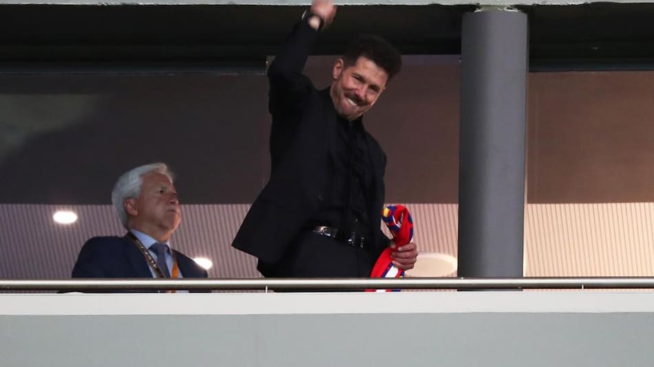 Simeone - Atlético Madrid vs. Arsenal - Europa League - Fútbol internacional (Reuters)