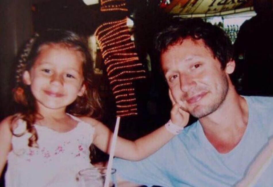 Benjamin Vicuña y su hija Blanca
