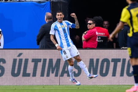 Ángel Di María; Selección Argentina vs. Ecuador. Foto: Reuters.