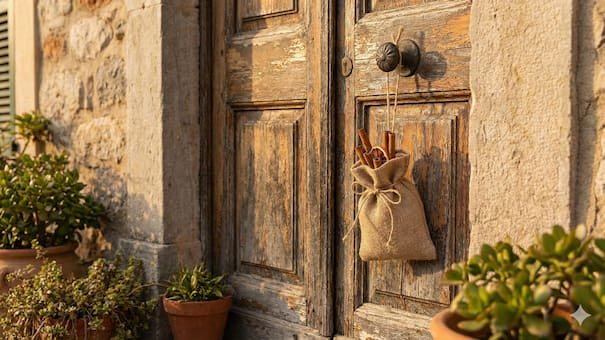 Una bolsita de canela en la puerta: para qué sirve y qué energías atrae, según las tradiciones