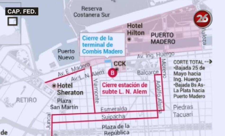 Cortes por reunión de la OMC