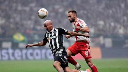 Atlético Mineiro ante River en la Copa Libertadores 2024. Foto: Reuters.