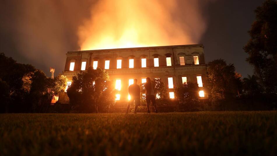 Incendio en museo de Brasil (Reuters)