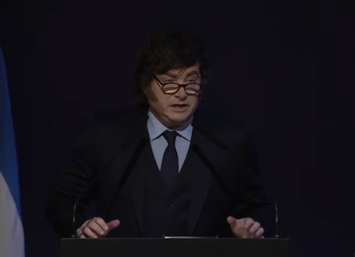 Javier Milei en el Council of the Americas 2026
