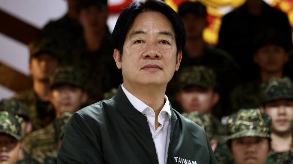 William Lai, presidente de Taiwán. Foto: EFE