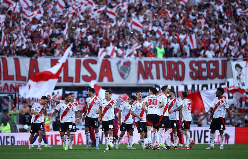 Gran victoria de River Plate. Foto: Reuters/Agustín Marcarian.