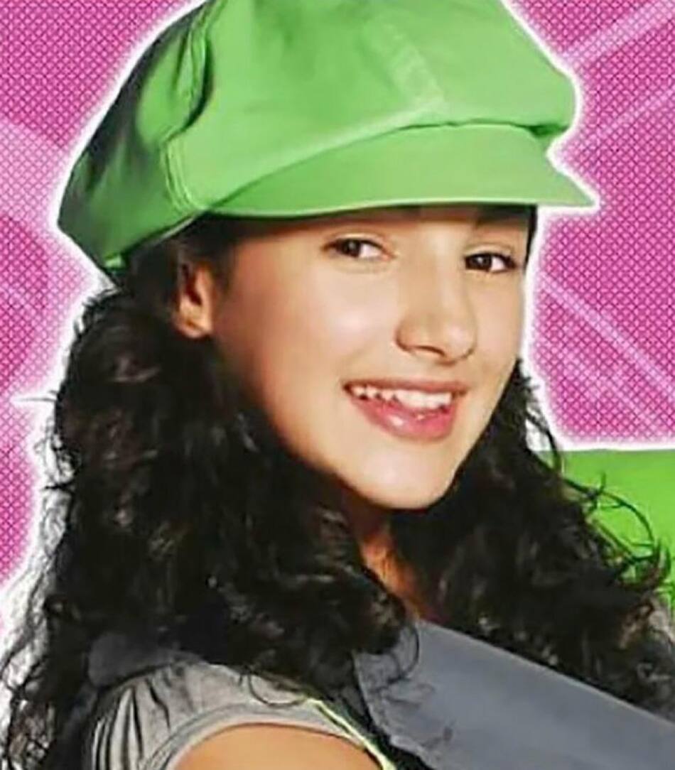 Thelma Fadin en la novela cuando tenía 16 años. Foto: Télam.
