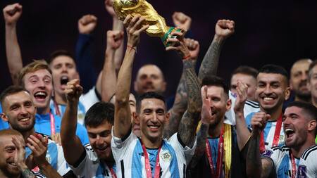 Ángel Di María; Copa del Mundo. Foto: Reuters.